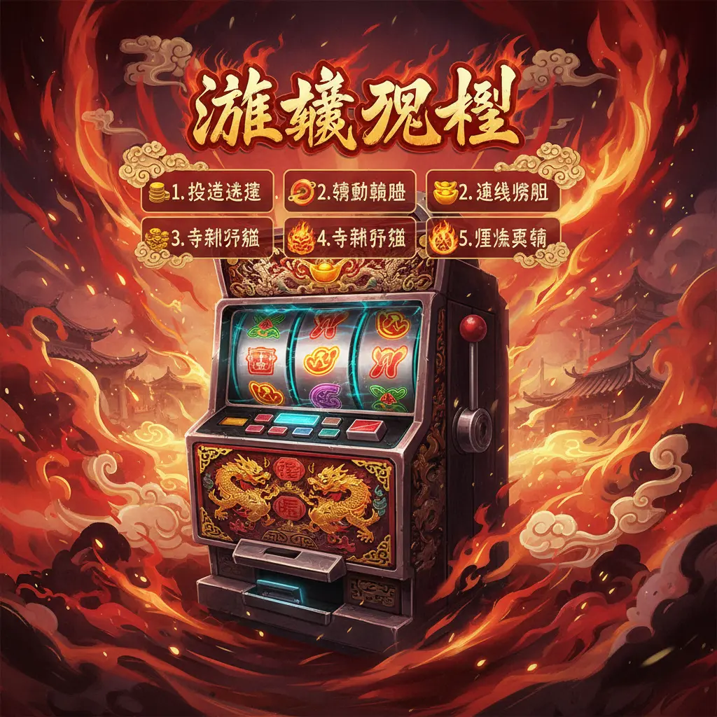烈焰轉輪老虎機 - 遊戲規則