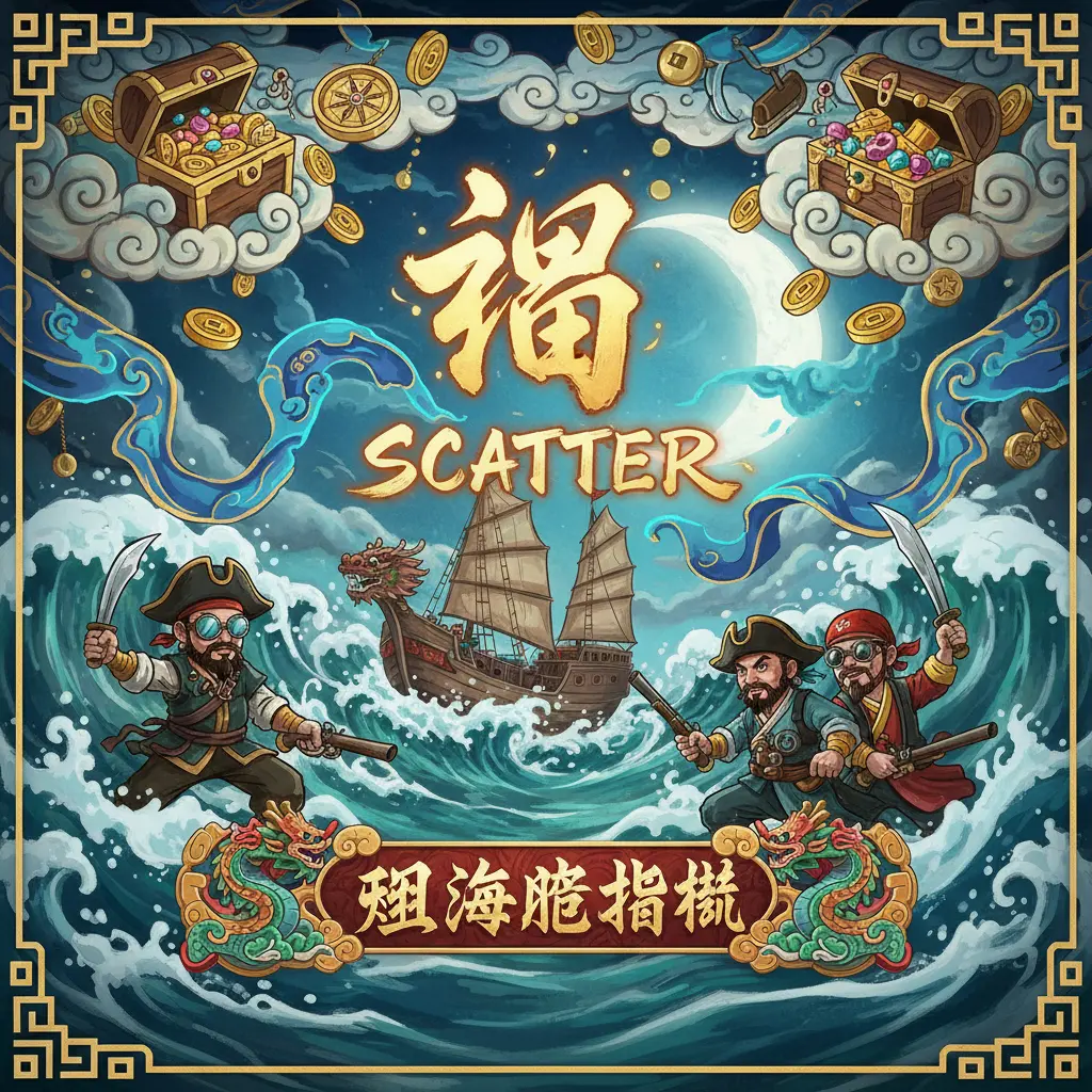 狂野海盜老虎機 - SCATTER符號