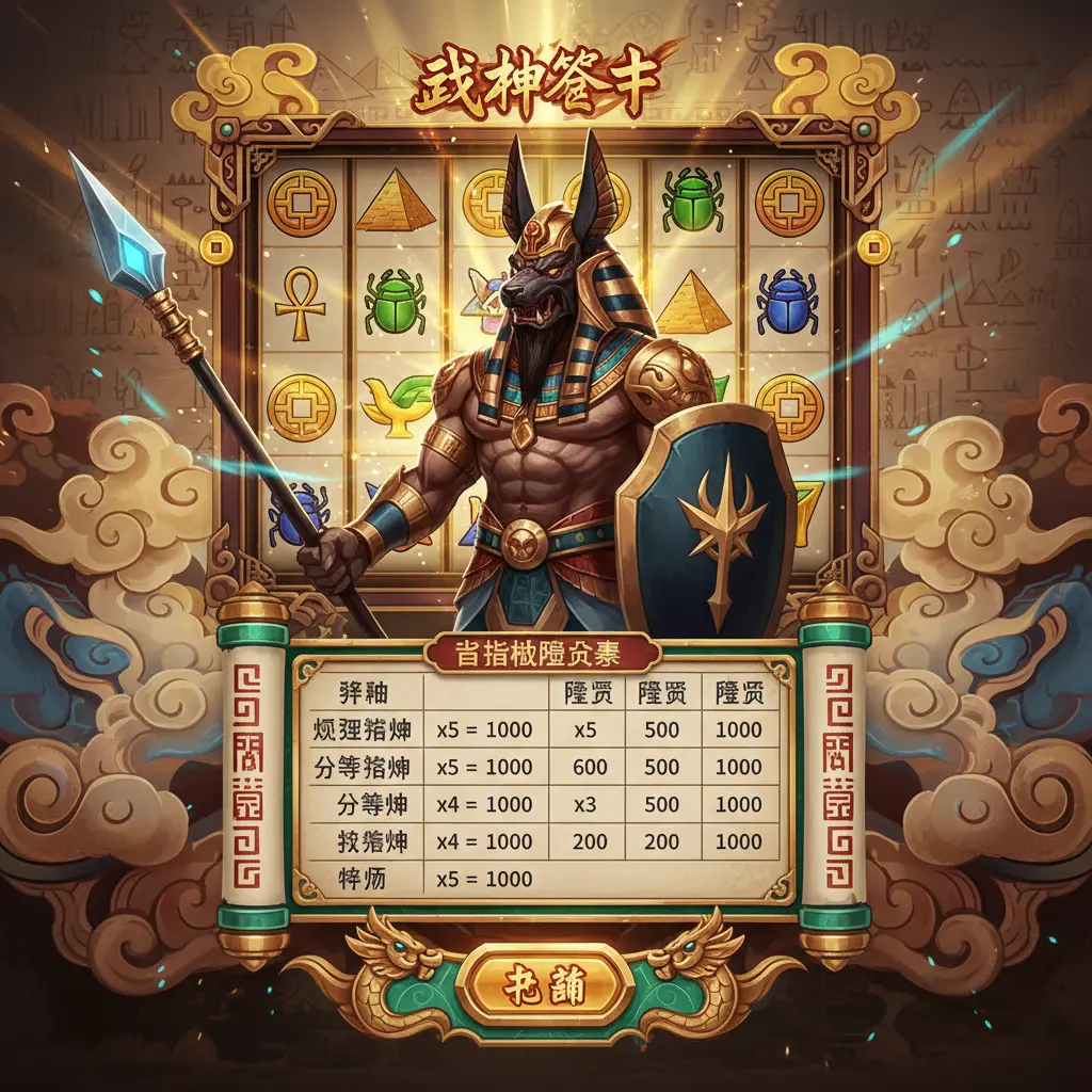 老虎機賠率表 - 戰神賽特