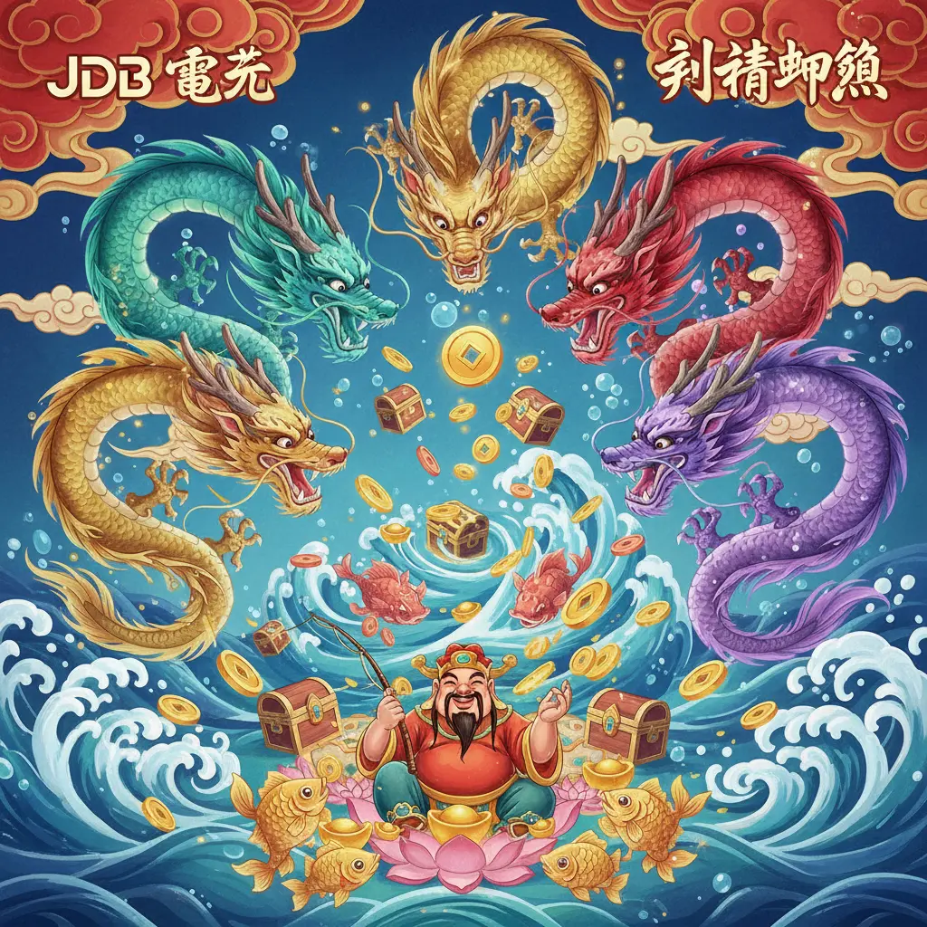 JDB電子-財神捕魚 - 五龍捕魚
