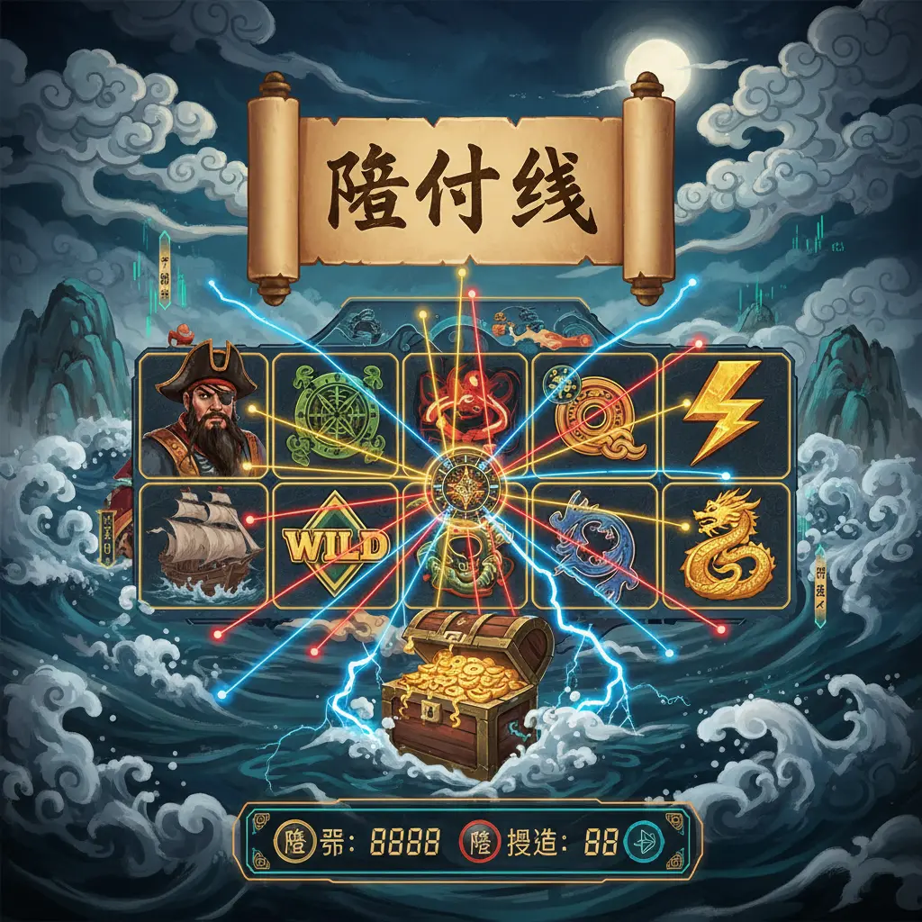 狂野海盜老虎機 - 賠付線